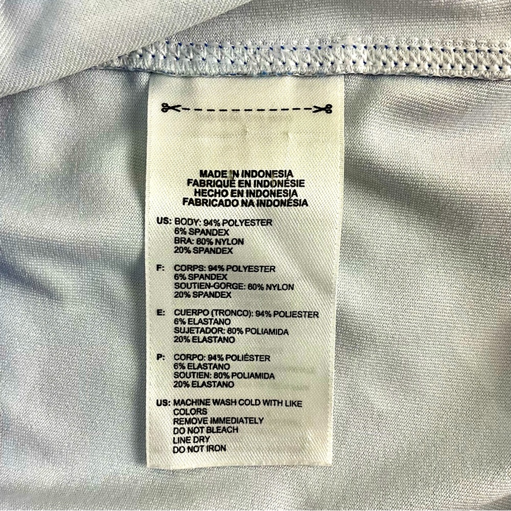 Adidas swim Blue top‎ Size S - Picture 10 of 10